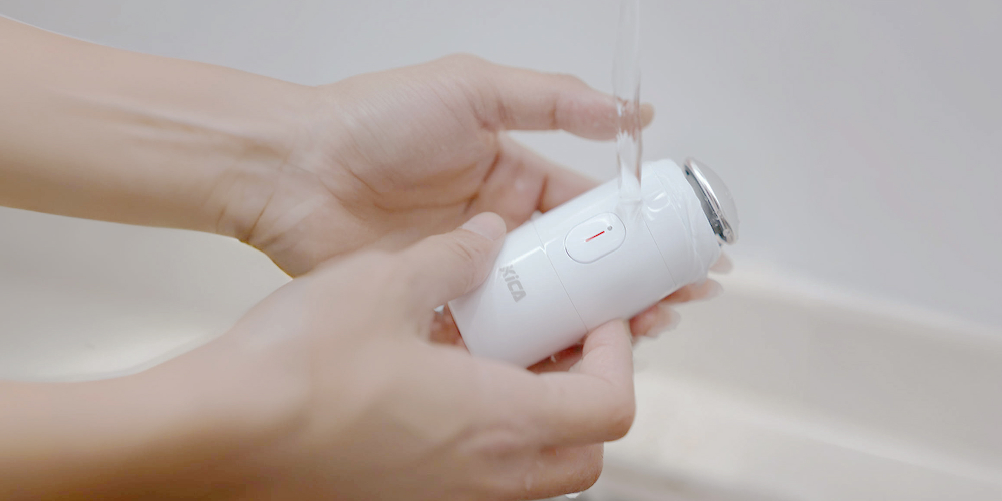 Masażer do twarzy KiCA PureClear - różowy